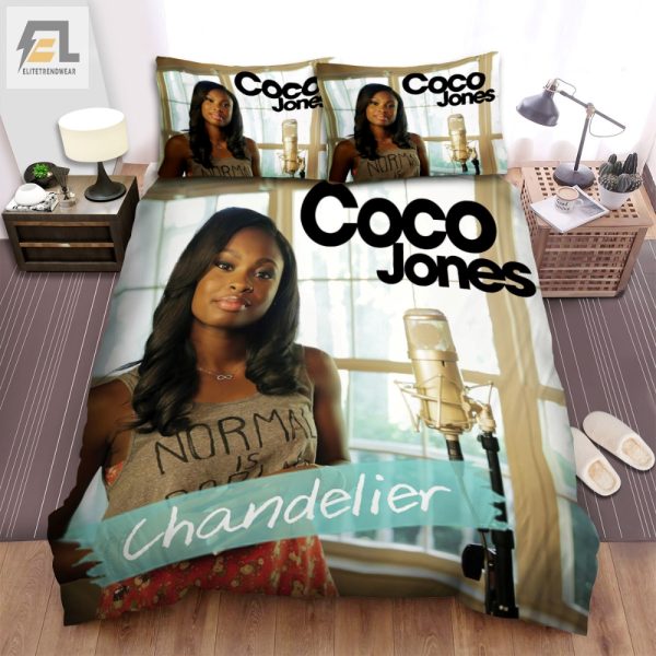 Coco Jones Chandelier Duvet Sleep In Style Shine With Laughter elitetrendwear 1