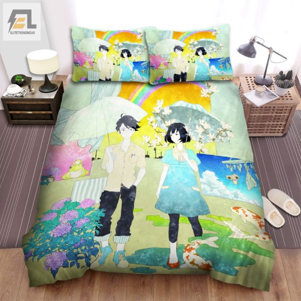 Quirky Comfort Tatami Galaxy Akashi Wakashi Duvet Set elitetrendwear 1