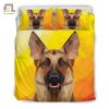 Sleep Like A Guard Dog Funny German Shepherd Bedding Set elitetrendwear 1