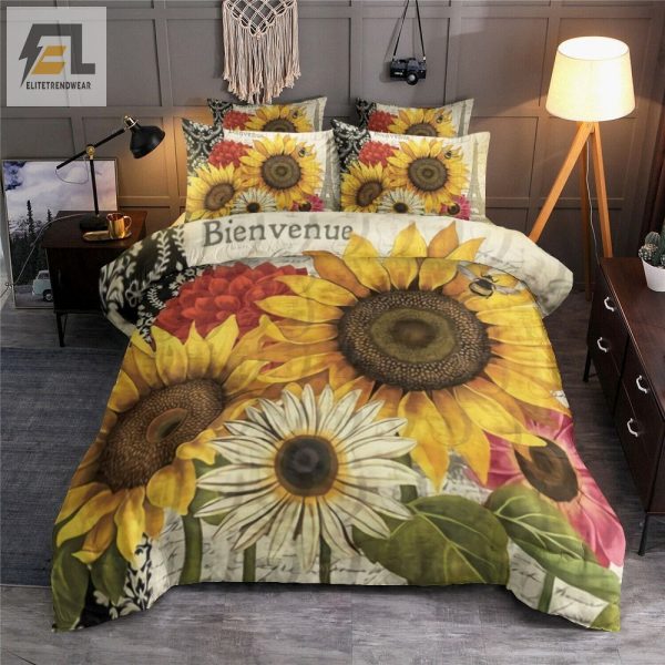 Sunflower Duvet Blooming Comfort For Your Zzzs Garden elitetrendwear 1