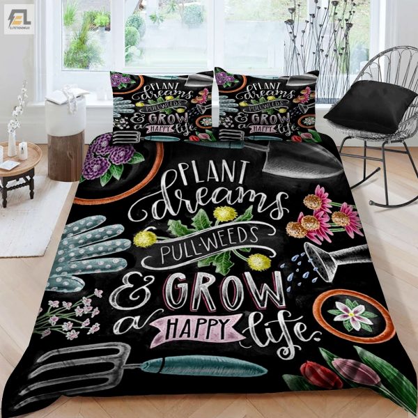 Grow Happy 3D Gardening Duvet Weed Out Boring Bedding elitetrendwear 1