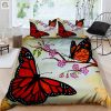 Flutter In Comfort Unique 3D Butterfly Branch Bedding Set elitetrendwear 1