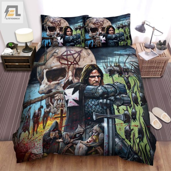 Conquer Nightmares Fun Black Death Bedding Sets elitetrendwear 1