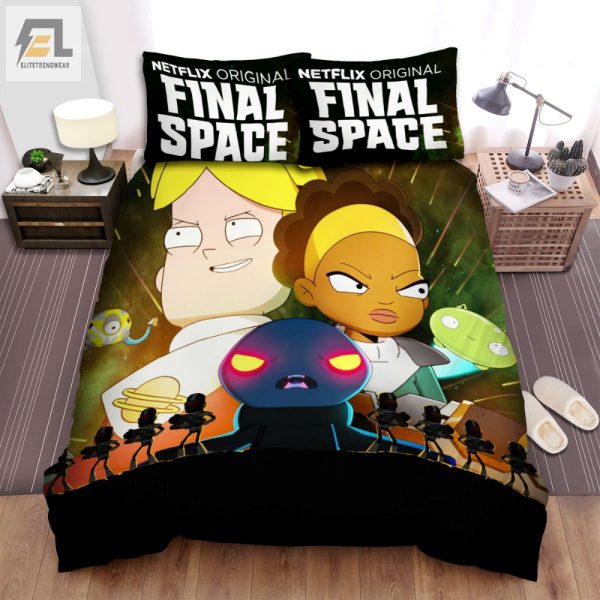 Netflix Chill Zone Final Space Duvet Comfy Quirky elitetrendwear 1