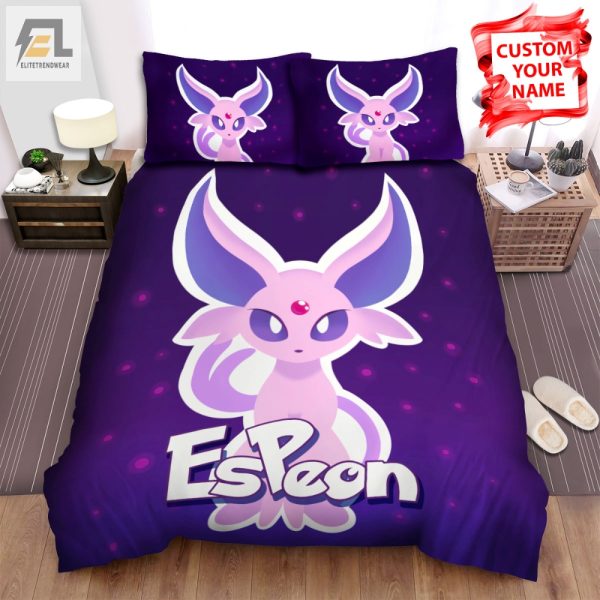 Sleep With Espeon Unique Eevee Duvet Set For Pokemon Fans elitetrendwear 1