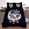 Chill Moon Astronaut Duvet Fun Cozy Bedding For Dreamers elitetrendwear 1