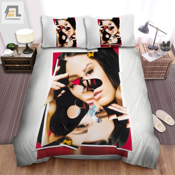 Snuggle With Lena Meyerlandrut Quirky Art Face Bedding elitetrendwear 1