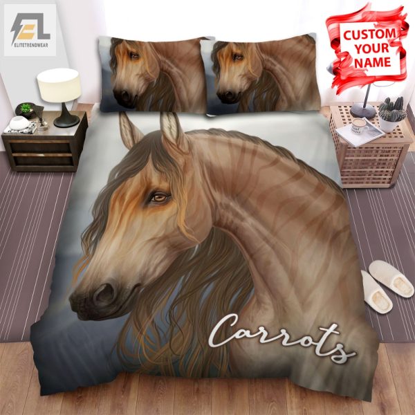 Gallop To Sleep Funny Wild Horse Duvet Cover Set elitetrendwear 1