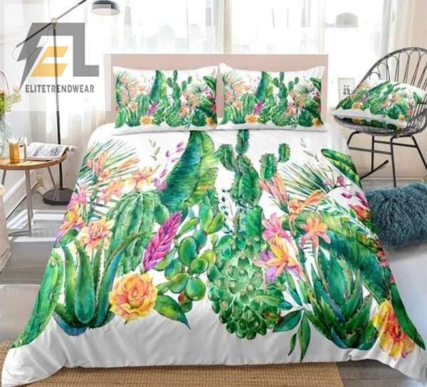 Tropical Cactus Duvet Snuggle In Succulent Style elitetrendwear 1