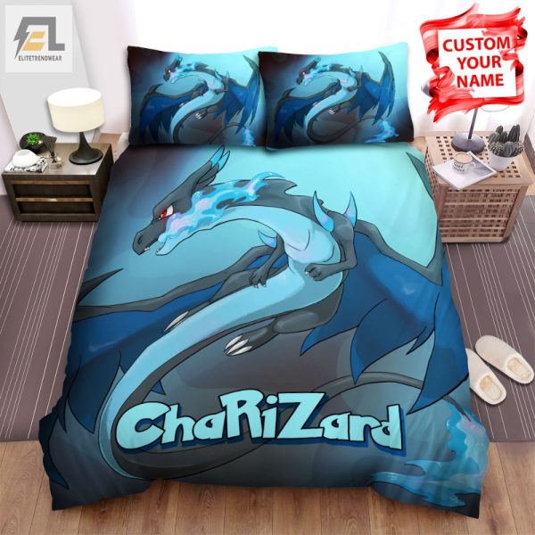 Sleep With Charizard Custom Name Pokemon Duvet Set elitetrendwear 1