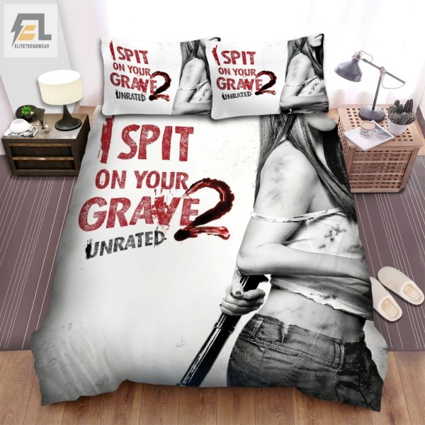 Comfy Crime Scene Hilarious I Spit On Your Grave 2 Duvet Sets elitetrendwear 1