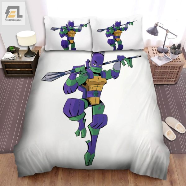 Snuggle With Donnie Tmnt Fun Duvet Cover Bedding Set elitetrendwear 1