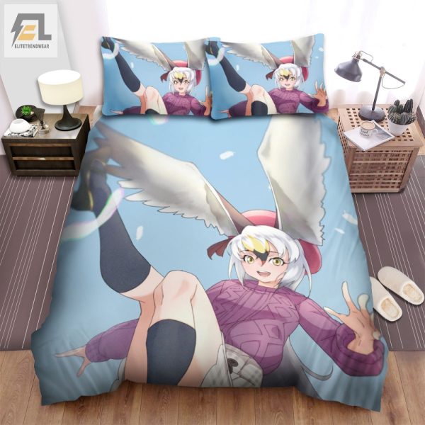 Snuggle With Gulls Funny Kemono Friends Duvet Set elitetrendwear 1