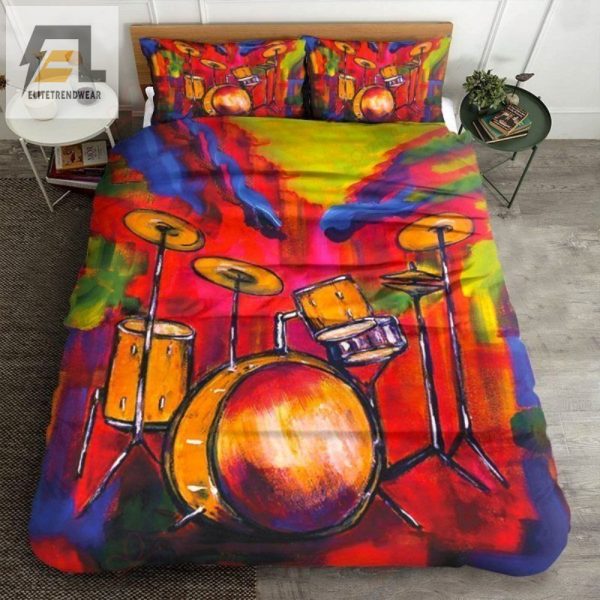 Rock Your Sleep Drum Duvet Cover For Beatlovers elitetrendwear 1