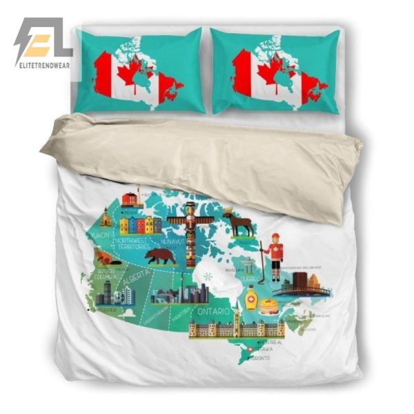 Cozy Up Eh Canadathemed Duvet Bedding Sets elitetrendwear 1