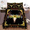 Comfy Deer Skull Duvet Sunflowerfun Bedroom Set elitetrendwear 1