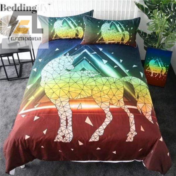 Snuggle Like A Myth Unicorn Couple Bedding Cozy Unique elitetrendwear 1