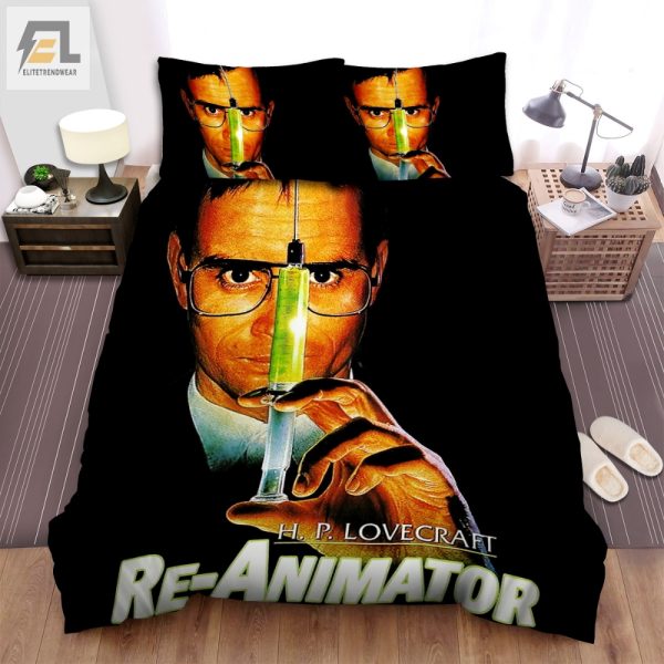 Cozy Horror Reanimator Poster Duvet Sets For A Killer Bedroom elitetrendwear 1