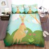 Hop Into Bed Kangaroo Koala Fun Duvet Cover Set elitetrendwear 1