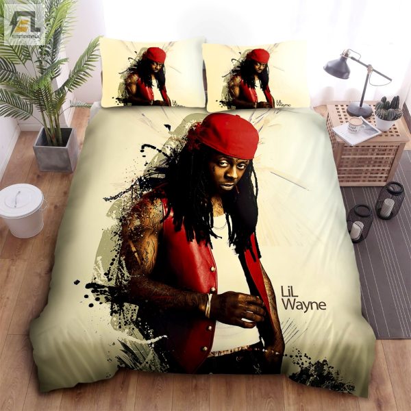 Nap Like Lil Wayne Comfy Leather Vest Duvet Cover Set elitetrendwear 1