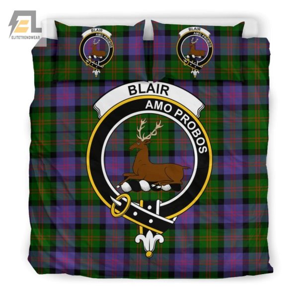 Dream Like A Blair Cozy Clan Badge Tartan Duvet Sets elitetrendwear 1