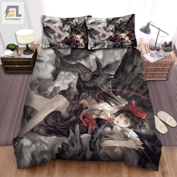 Quirky Witch Crow Duvet Mystically Comfy Bedding Sets elitetrendwear 1