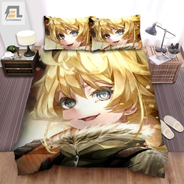 Adorable Yet Evil Tanya Degurechaff Duvet Cover Set elitetrendwear 1