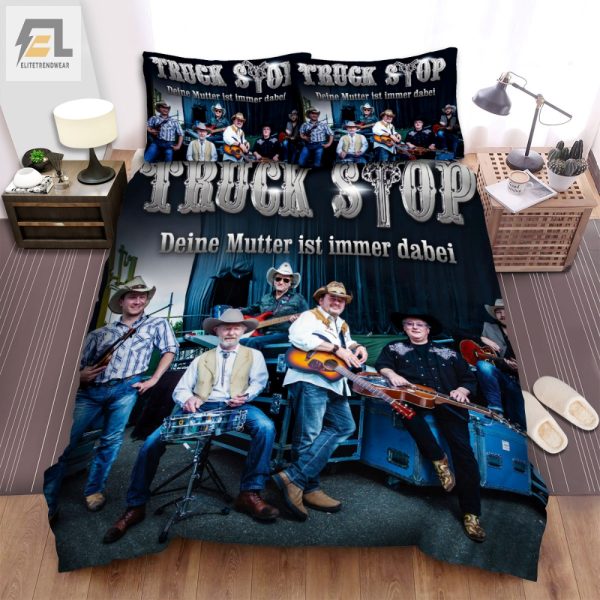 Funny Deine Mutter Truck Stop Duvet Cover Bedding Sets elitetrendwear 1