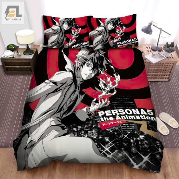 Snuggle With Joker Unique Comfy Persona 5 Duvet Cover Set elitetrendwear 1