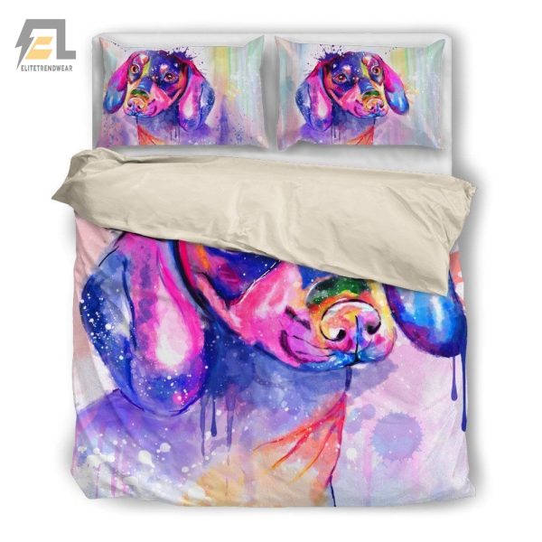 Snuggle Up With Laughter Dachshund Duvet Bedroom Sets elitetrendwear 1