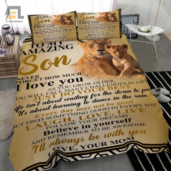 Roar Amazing Son Duvet From Mom Love Laughs Included elitetrendwear 1