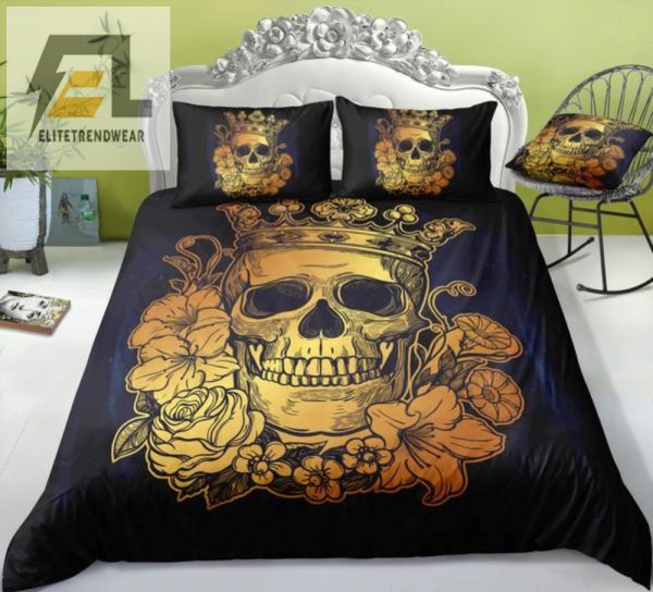 Snug As A Skully Comfy Quirky Skull King Duvet Sets elitetrendwear 1