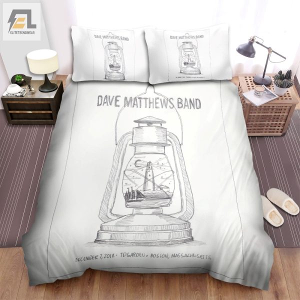 Snuggle With Dave Matthews Quirky Concert Poster Bedding elitetrendwear 1