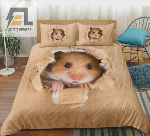 Cute Hamster Duvet Cozy Comfy Quirkily Adorable Bedding elitetrendwear 1