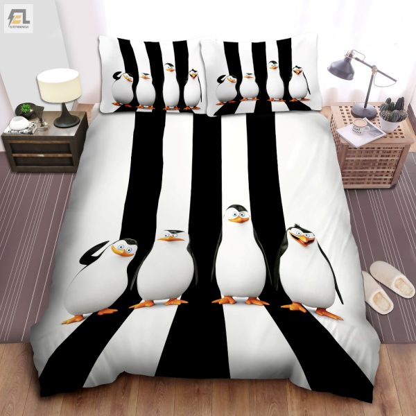 Penguins Of Madagascar Fun Art Duvet Unique Cozy Bedding elitetrendwear 1