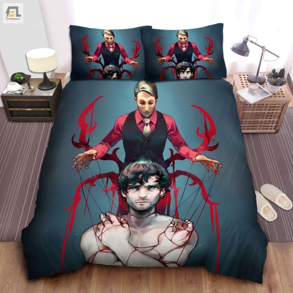 Funny Puppet Of Hannibal Duvet Set Cozy Unique Bedding elitetrendwear 1