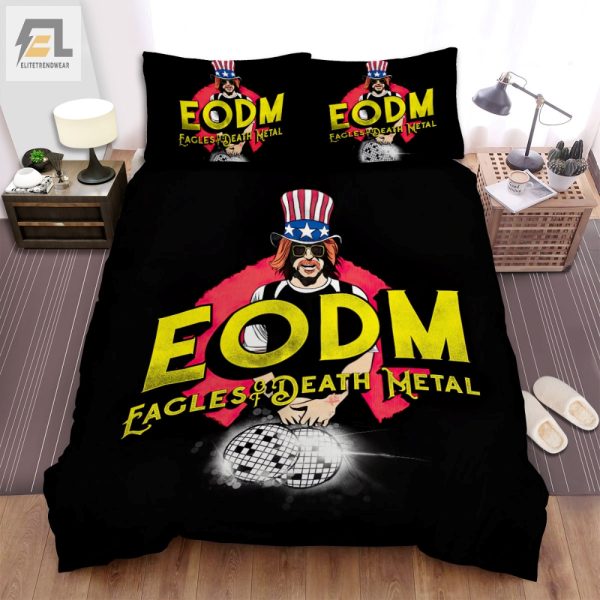 Rock Snooze Eagles Of Death Metal Fun Duvet Cover Set elitetrendwear 1