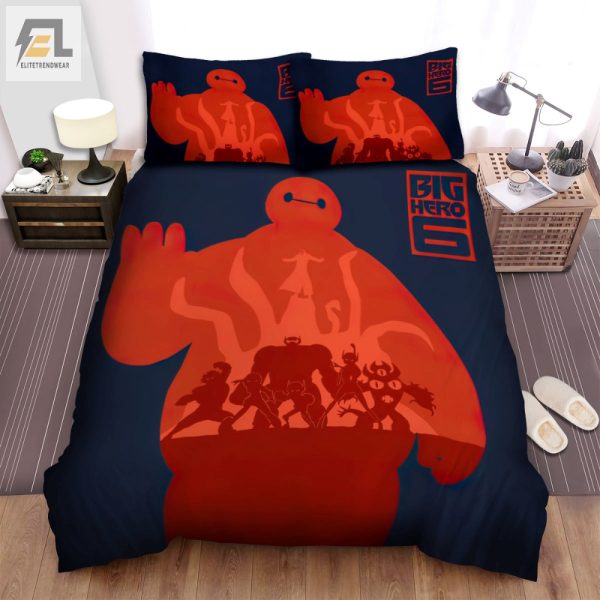 Snuggle With Baymax Fun Big Hero 6 Duvet Cover Set elitetrendwear 1