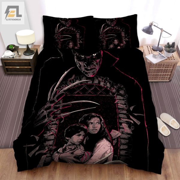 Snuggle Into Nightmares Unique Funny Art Duvet Cover Set elitetrendwear 1