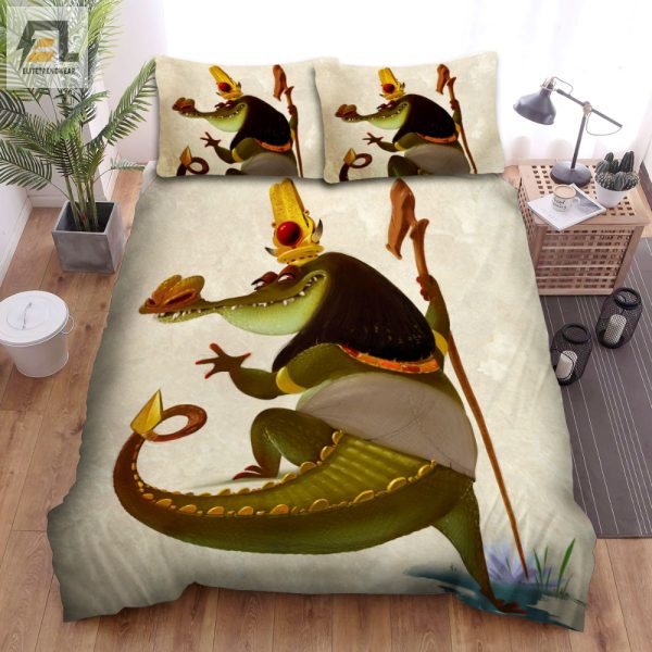 Sleep Like Royalty The Crocodile Queen Fun Bedding Set elitetrendwear 1