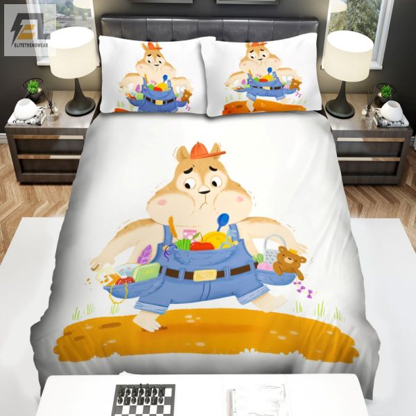 The Rodent Comfy Hamster Pocket Duvet Fun Bedroom Set elitetrendwear 1