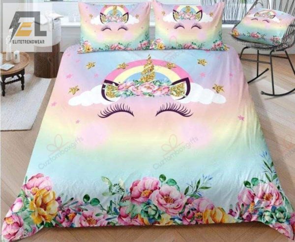 Magical Unicorn Lashes Duvet Sleep In Enchanted Comfort elitetrendwear 1