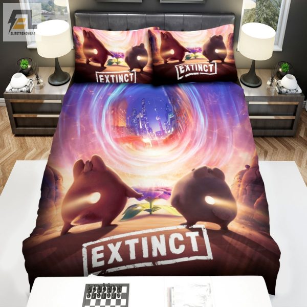 Sleep In Style Quirky Extinct City Duvet Cover Bedding Set elitetrendwear 1