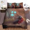 Crow Watching Butterflies Duvet Wildly Unique Bedding Set elitetrendwear 1