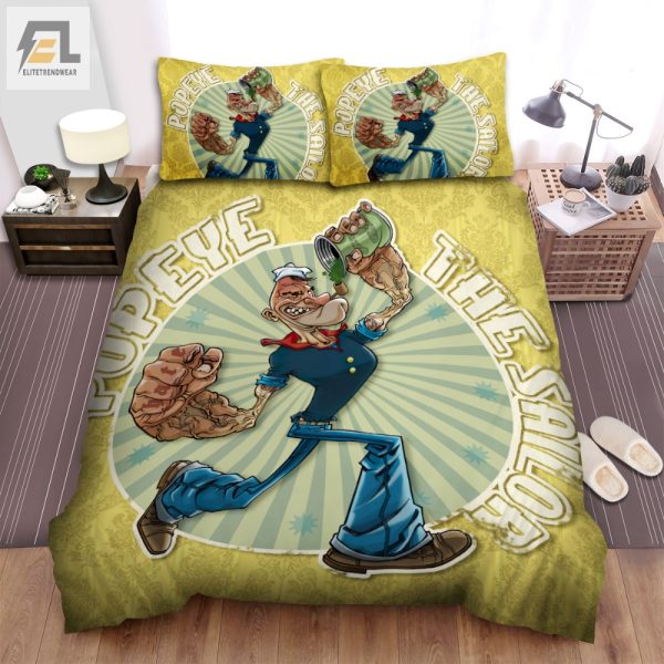 Popeye Spinach Duvet Comfy Quirky Bedding Sets elitetrendwear 1