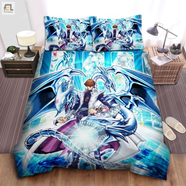 Sleep Like Kaiba Hilarious Yugioh Blue Eyes Bedding Set elitetrendwear 1