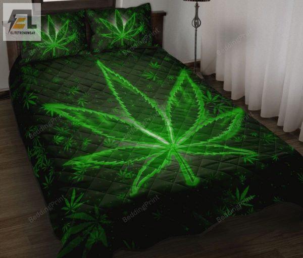 Sleep Like A Weed Unique Comfy Bedding Set For Snarky Souls elitetrendwear 1