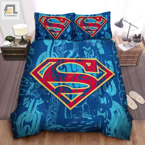 Sleep Like Superman Funny Dc Comics Bedding Set Marvel elitetrendwear 1