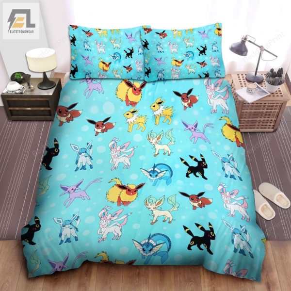 Sleep Like A Pokemon Master With Eevee Bed Sheets elitetrendwear 1