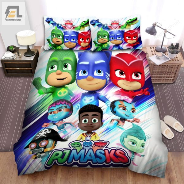 Sleep Like A Hero Pj Masks Funny Bedding Sets elitetrendwear 1